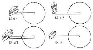 Anordnen der Ringe am Hebelarm