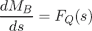 \frac{d M_B}{d s}=F_Q(s)